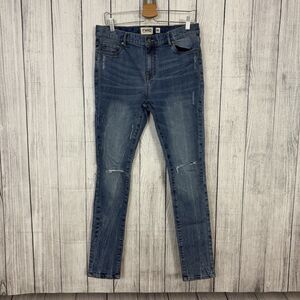 FWRD Denim & Co. Men's W36 x L30 Blue 100% Cotton Medium Wash Skinny Jeans